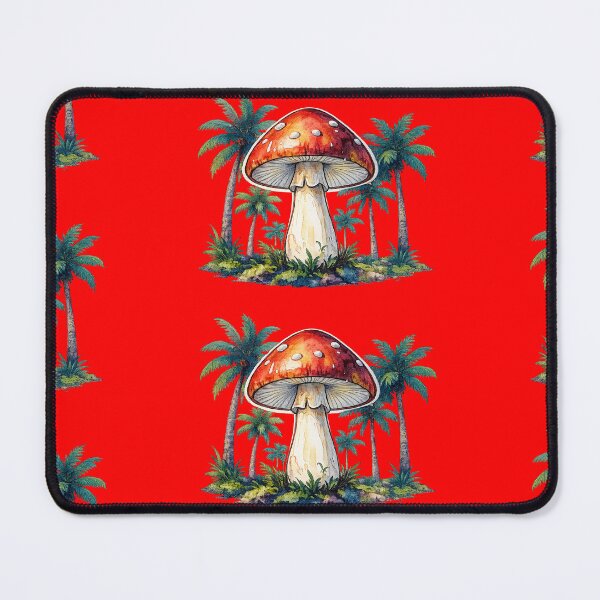 Item preview, Watercolor Red Mushroom Tropical Forest Sticker designed and sold by Hari Arts.
