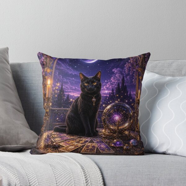Item preview, Celestial Tarot Cat designed and sold by mo-carnival.