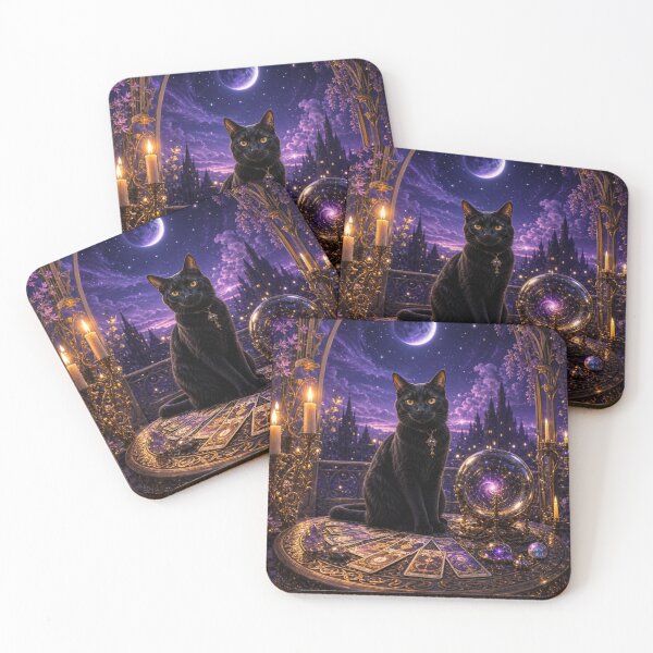 Item preview, Celestial Tarot Cat designed and sold by mo-carnival.