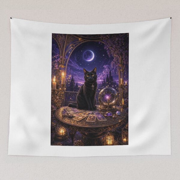Item preview, Celestial Tarot Cat designed and sold by mo-carnival.