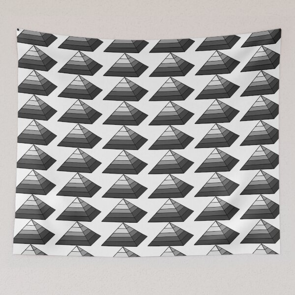 Item preview, Pyramid Greyscale designed and sold by HarveyHandcraftsandDesigns.