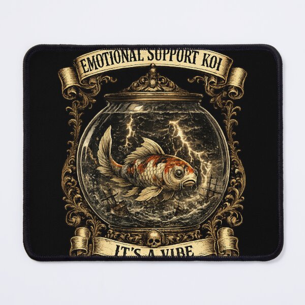 Item preview, emotional support koi designed and sold by twosoulsinc.
