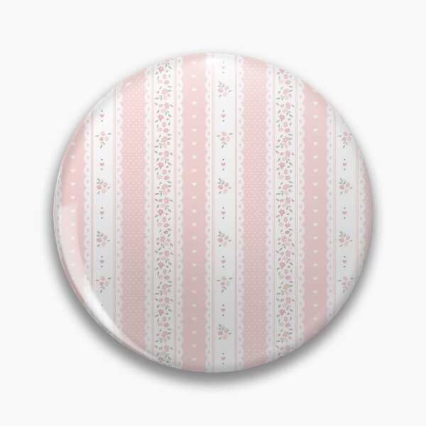 Item preview, Pink Floral Lace Stripe Seamless Pattern  designed and sold by Akikoart7.