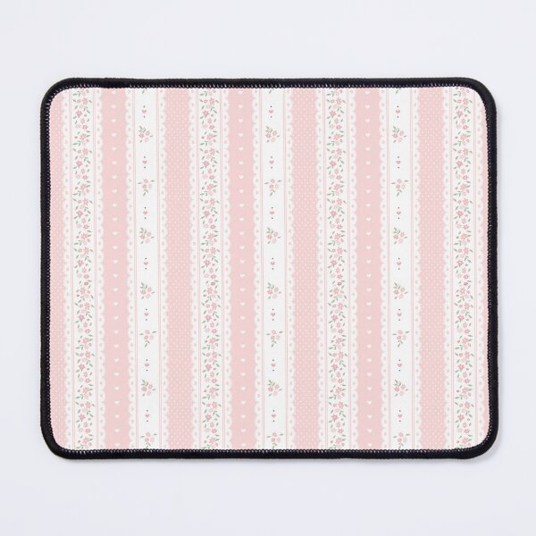 Item preview, Pink Floral Lace Stripe Seamless Pattern designed and sold by Akikoart7.