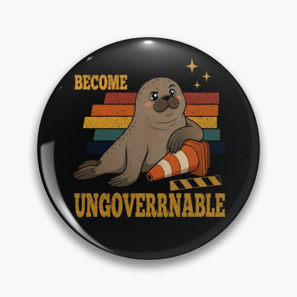 Item preview, Rebellious Elephant Seal Ready For Total Coastal Chaos designed and sold by FreshVibe Prints.