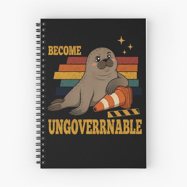 Item preview, Rebellious Elephant Seal Ready For Total Coastal Chaos designed and sold by FreshVibe Prints.