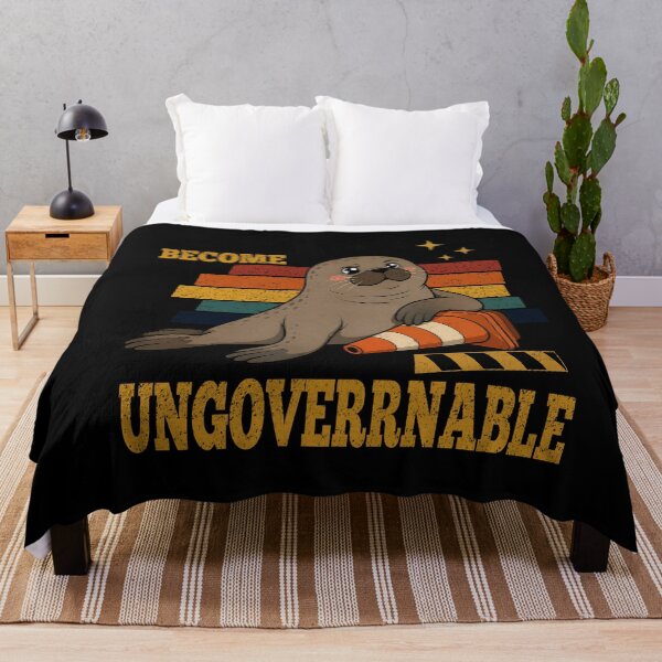 Item preview, Rebellious Elephant Seal Ready For Total Coastal Chaos designed and sold by FreshVibe Prints.