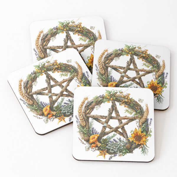 Item preview, Lammas Lughnasadh celebration witch wreath designed and sold by Petal Ink Press.