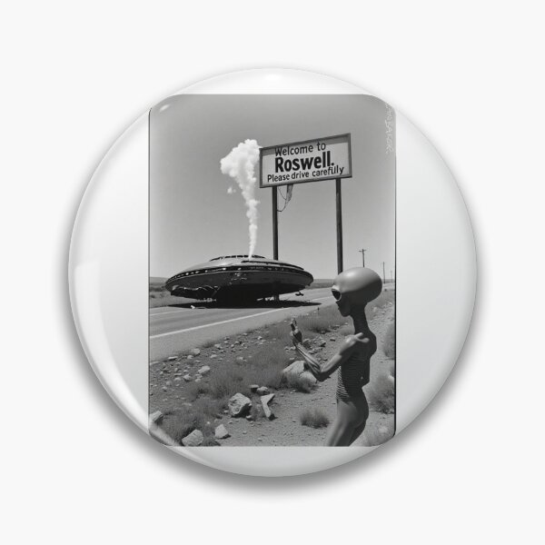 Item preview, Roswell crash alien joke designed and sold by IanBakerToons.
