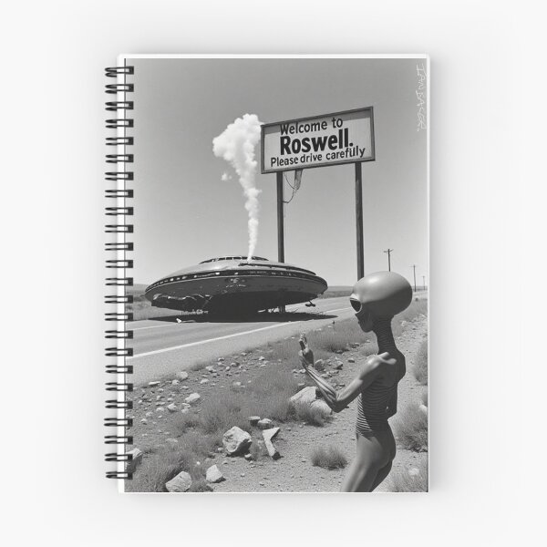 Item preview, Roswell crash alien joke designed and sold by IanBakerToons.