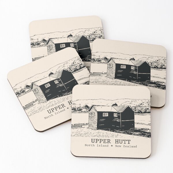 Item preview, Upper Hutt NZ - Vintage Ink Cityscape designed and sold by Lakeric.