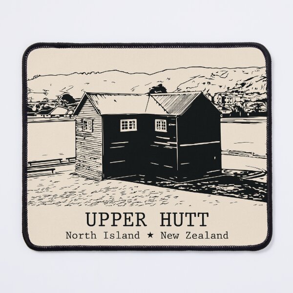 Item preview, Upper Hutt NZ - Vintage Ink Cityscape designed and sold by Lakeric.