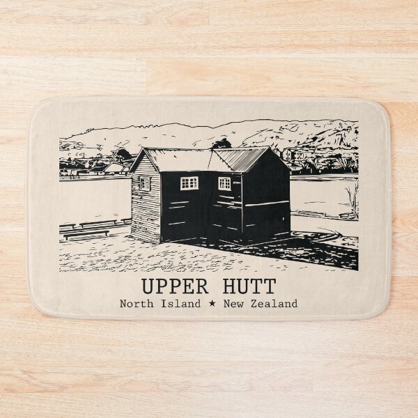 Item preview, Upper Hutt NZ - Vintage Ink Cityscape designed and sold by Lakeric.