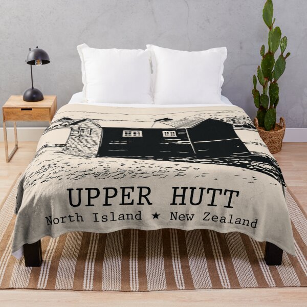 Item preview, Upper Hutt NZ - Vintage Ink Cityscape designed and sold by Lakeric.