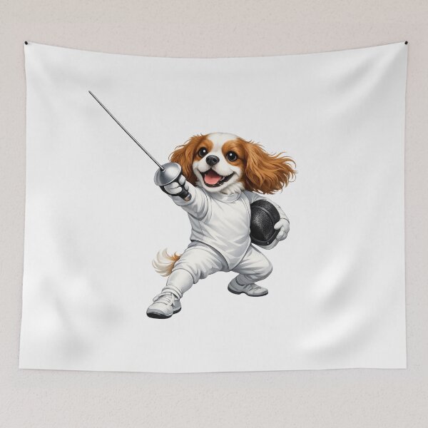 Item preview, Blenheim Cavalier Fencing designed and sold by SpottyRainbow.