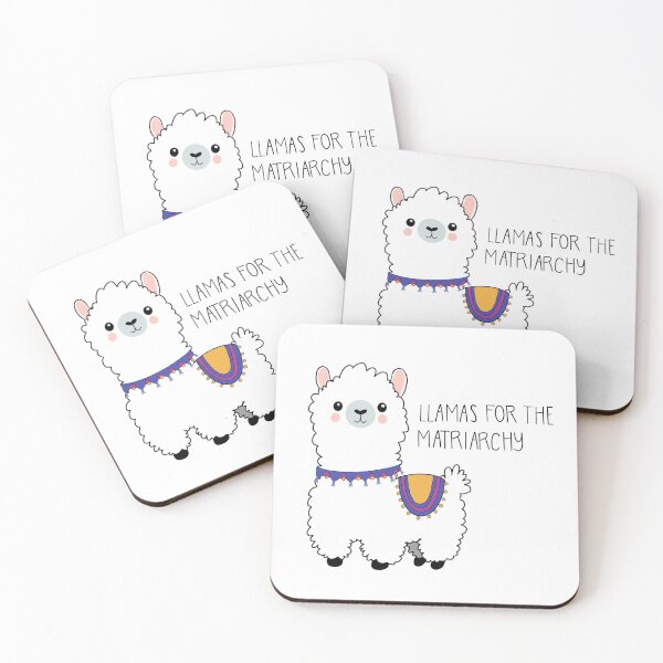 Item preview, Llamas for matriarchy designed and sold by Peace, Love & Pugs.