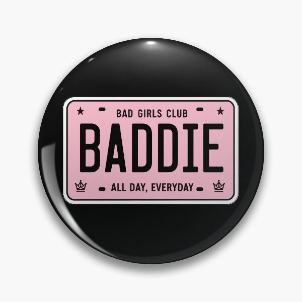 Item preview, Pink Baddie Club Y2K License Plate designed and sold by pick-o-print.
