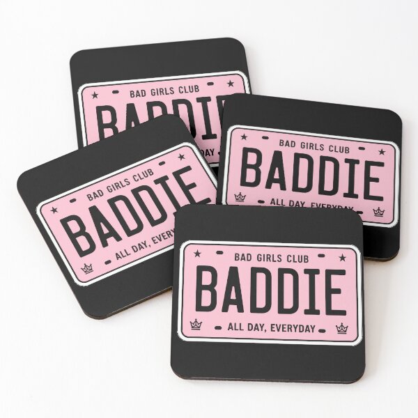 Item preview, Pink Baddie Club Y2K License Plate designed and sold by pick-o-print.