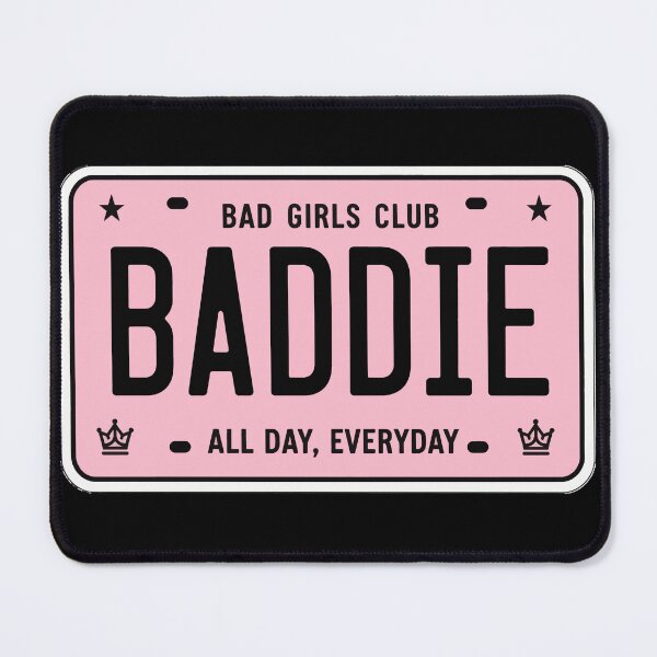 Item preview, Pink Baddie Club Y2K License Plate designed and sold by pick-o-print.