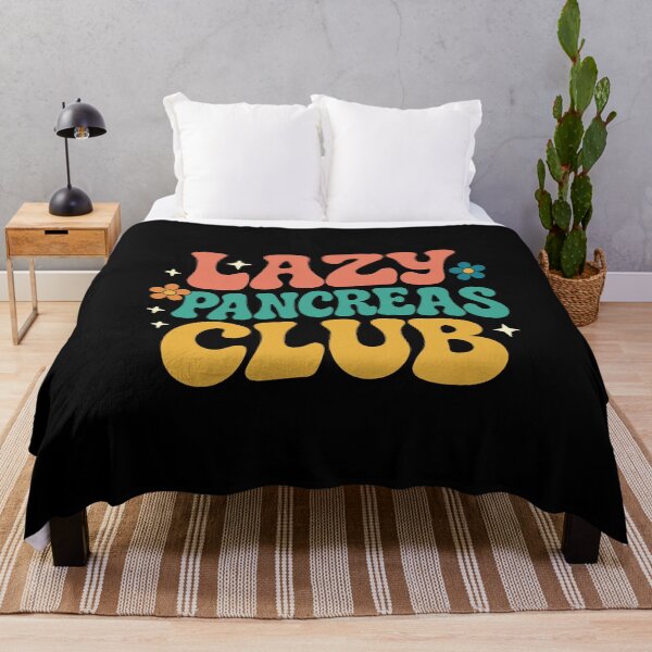 Item preview, Lazy Pancreas Club World Diabetes Day Diabetes Awareness designed and sold by tmerchtrends.