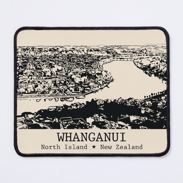 Item preview, Whanganui NZ - Vintage Ink Cityscape designed and sold by Lakeric.
