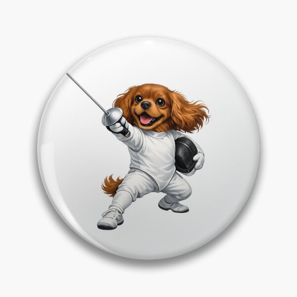 Item preview, Ruby Cavalier Fencing designed and sold by SpottyRainbow.