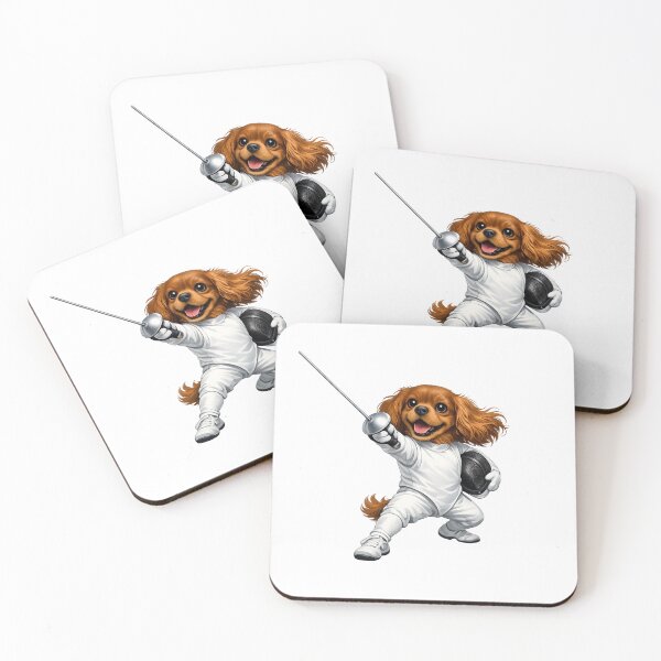 Item preview, Ruby Cavalier Fencing designed and sold by SpottyRainbow.