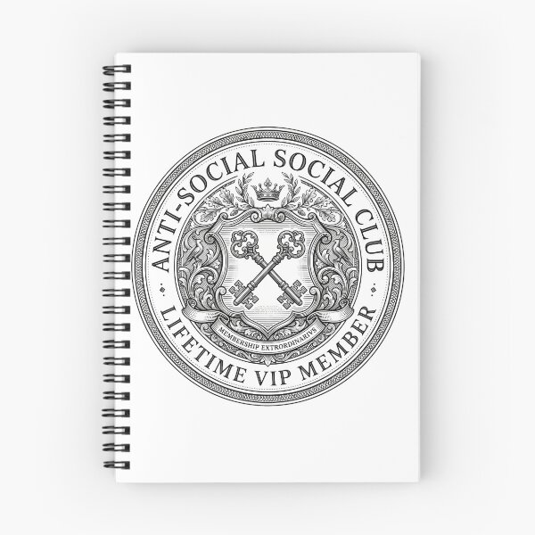 Item preview, Copy of Anti Social VIP Club Crest Vintage Introvert Lifetime Member Badge designed and sold by WorldShop17.