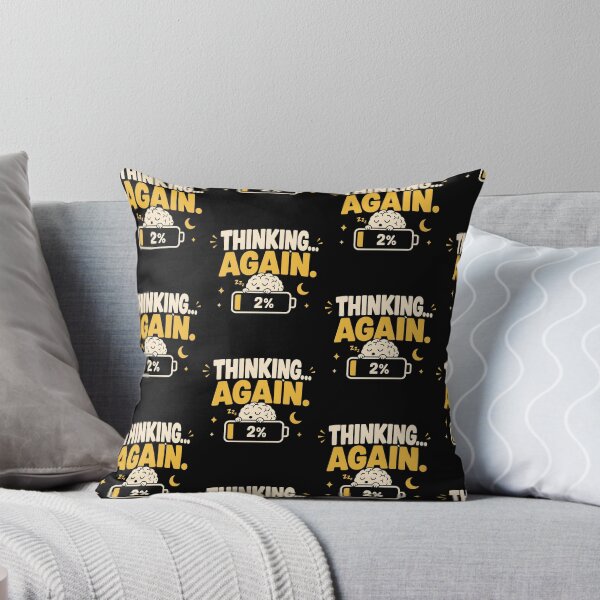Item preview, Thinking Again Funny Mental Health Gift designed and sold by trendie-tees.