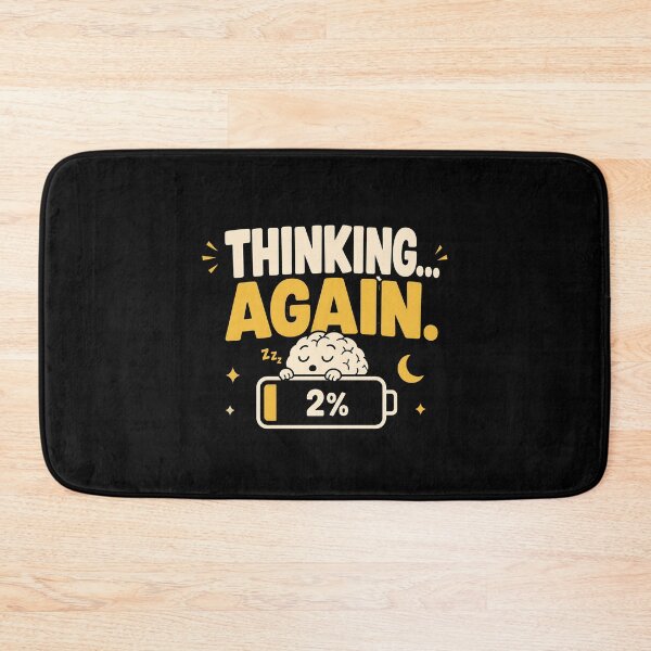 Item preview, Thinking Again Funny Mental Health Gift designed and sold by Rally Forge.