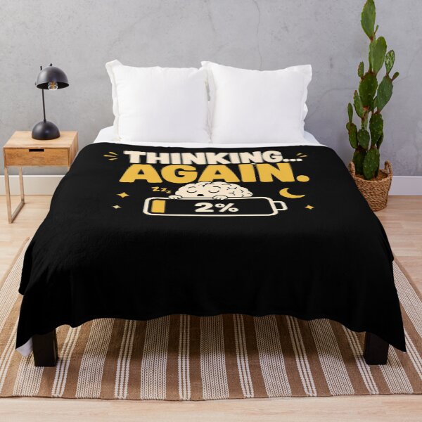 Item preview, Thinking Again Funny Mental Health Gift designed and sold by trendie-tees.