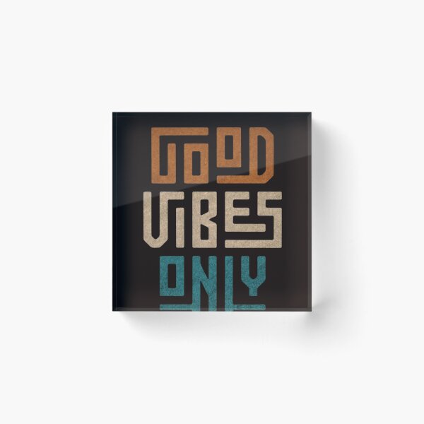 Item preview, Good Vibes Only – Colorful 3D Typography Design designed and sold by RajDeals.