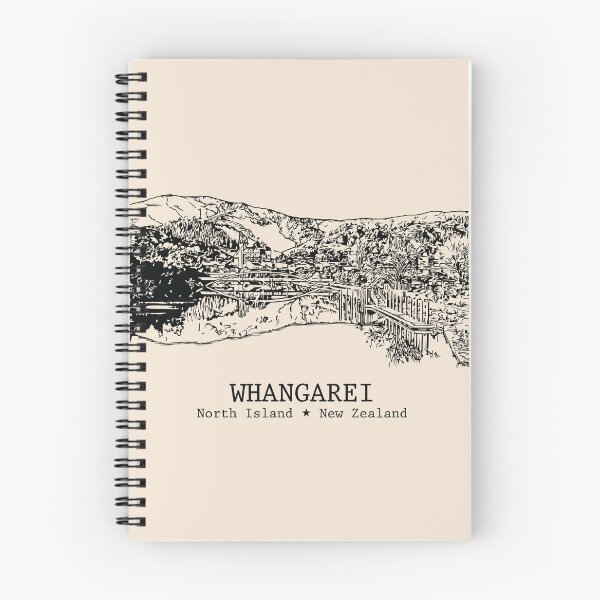 Item preview, Whangarei NZ - Vintage Ink Cityscape designed and sold by Lakeric.