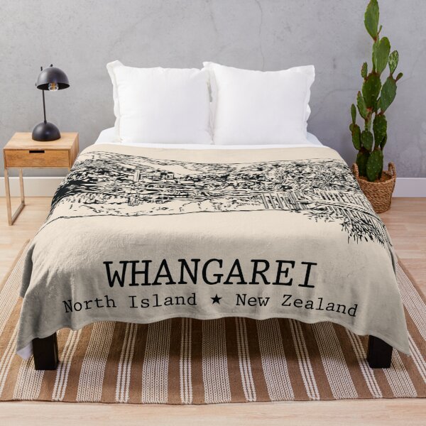 Item preview, Whangarei NZ - Vintage Ink Cityscape designed and sold by Lakeric.