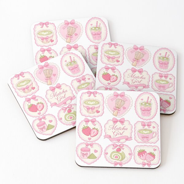 Item preview, Matcha Girl Pastel Aesthetic Collage designed and sold by QuirkyCloud Designs.
