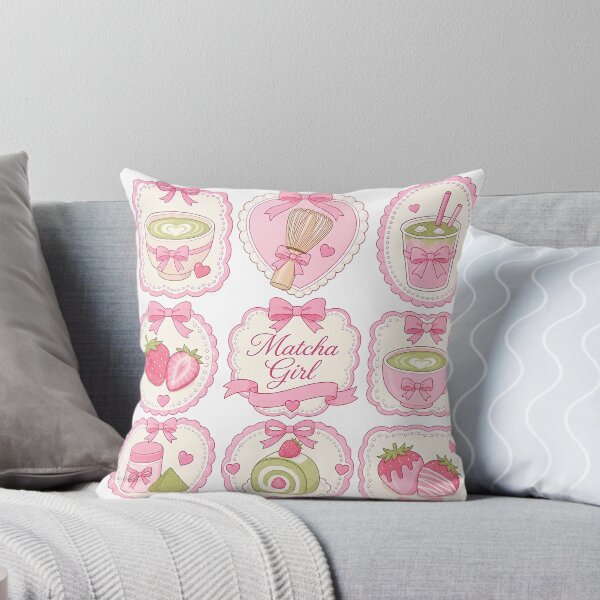Item preview, Matcha Girl Pastel Aesthetic Collage designed and sold by QuirkyCloud Designs.