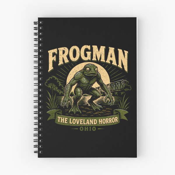 Item preview, Retro Loveland Frogman Cryptid Art! designed and sold by studio150design.