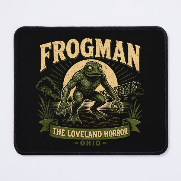 Item preview, Retro Loveland Frogman Cryptid Art! designed and sold by studio150design.