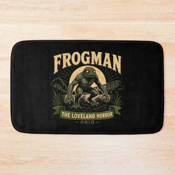 Item preview, Retro Loveland Frogman Cryptid Art! designed and sold by studio150design.