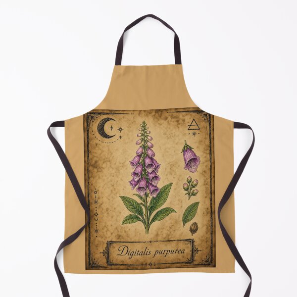 Item preview, Digitalis purpurea – Witchy Herbarium Collector’s Edition designed and sold by JOANNASKAH.