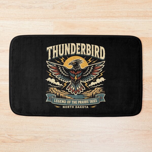 Aperçu de l'œuvre Illustrations vintage de cryptides Thunderbird ! créée et vendue par studio150design.