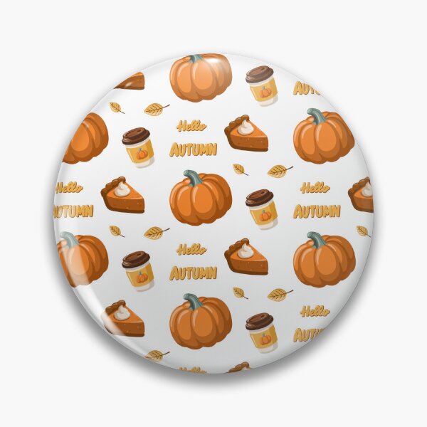 Item preview, Hello Autumn Pumpkin Treats Pattern designed and sold by EvLip-Artist.