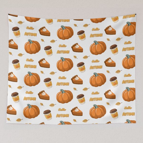 Item preview, Hello Autumn Pumpkin Treats Pattern designed and sold by EvLip-Artist.