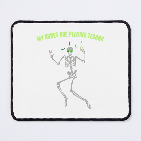 Item preview, MY BONES ARE PLAYING TECHNO - Funny Disco Skeleton designed and sold by WonderMugStudio.