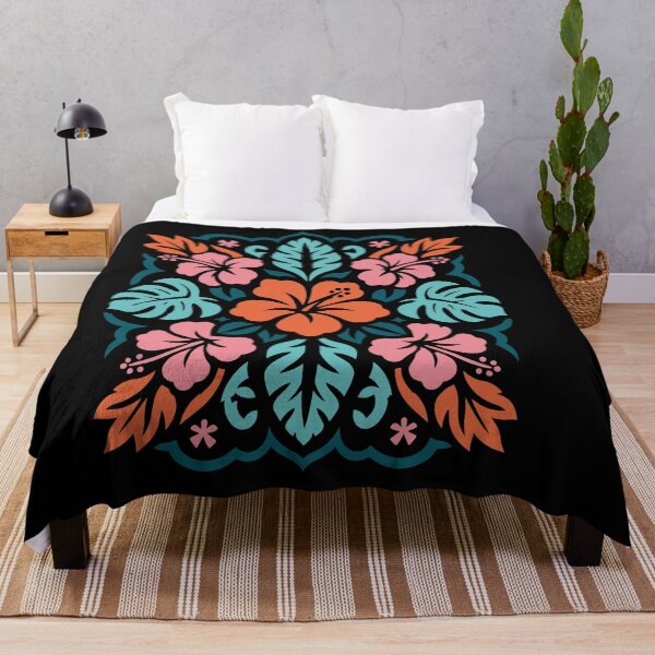 Item preview, Tropical Hibiscus Bouquet – Vintage Tiki Floral designed and sold by CreaTahiti.