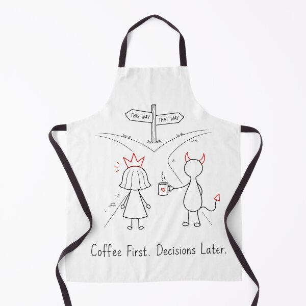 Item preview, Coffee First. Decisions Later. | Princess & Devil Collection designed and sold by byMosia.