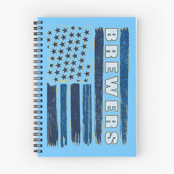 Item preview, Vintage Brewers Distressed US Flag Sports Fan Team Spirit designed and sold by RockTheFeal.