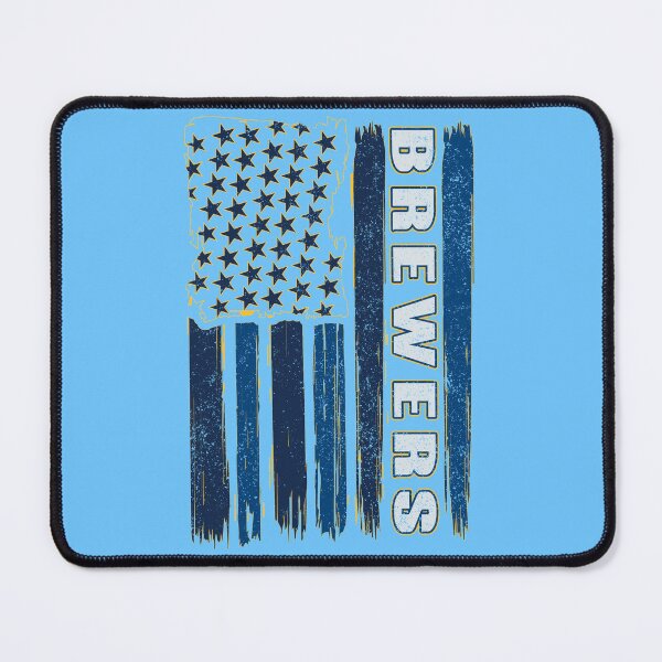 Item preview, Vintage Brewers Distressed US Flag Sports Fan Team Spirit designed and sold by RockTheFeal.