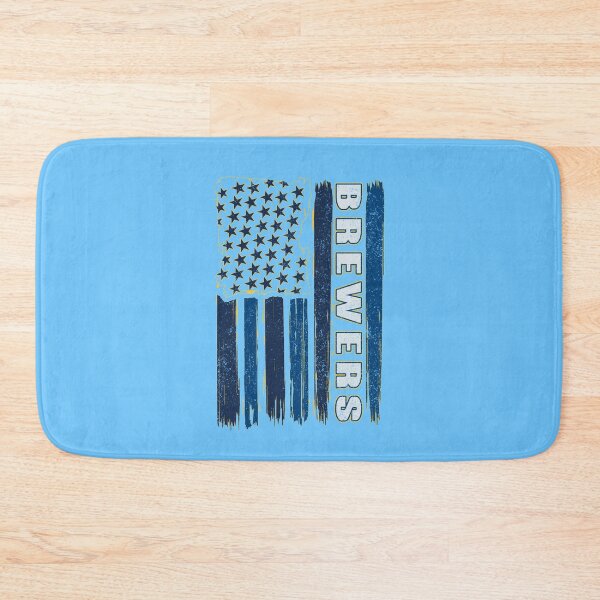 Item preview, Vintage Brewers Distressed US Flag Sports Fan Team Spirit designed and sold by RockTheFeal.