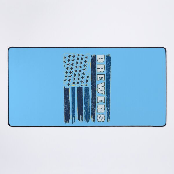 Item preview, Vintage Brewers Distressed US Flag Sports Fan Team Spirit designed and sold by RockTheFeal.